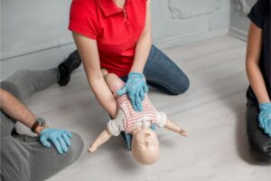 choking first aid child - Defibrillators Australia